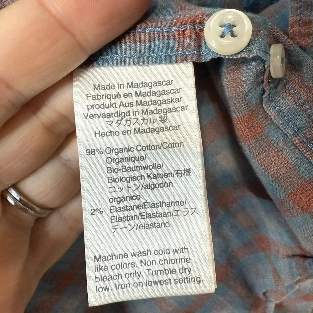 J.‎ Crew 100% Organic Cotton Slim Fit Button Down